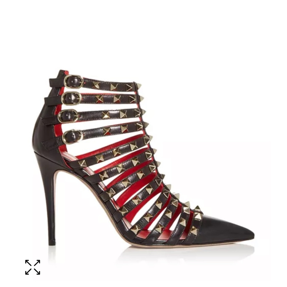 Authentic BNIB Valentino Garavani Women's Rockstud Alcove Booties (37) - Picture 2 of 5